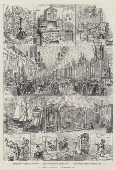 人民宮殿での徒弟展 作： Frank Watkins